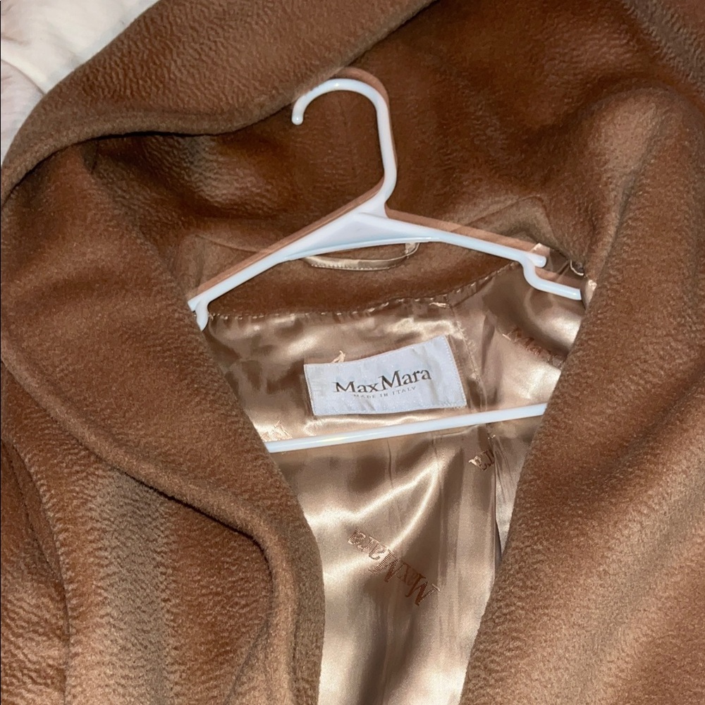 MaxMara Women's Tan Teddy Jacket